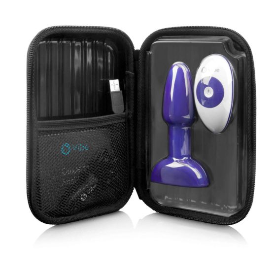 b-Vibe Rimming - rotating beaded anal vibrator (purple)