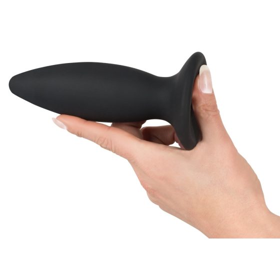 Black Velvet S - Rechargeable beginner anal vibrator - small (black)