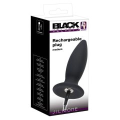   Black Velvet M - Rechargeable Intermediate Anal Vibrator - Normal (Black)