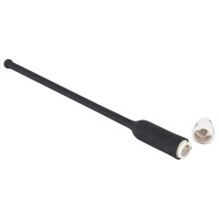   You2Toys - DILATOR - long silicone urethra vibrator - black (8-11mm)