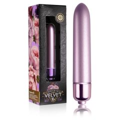 Touch of Velvet - mini lipstick vibrator (10 beats) - purple