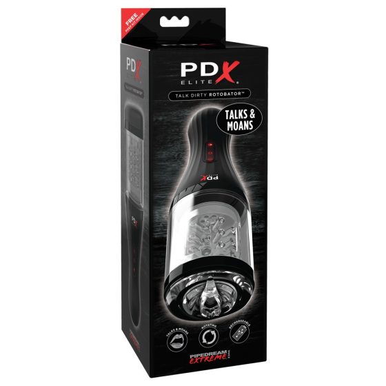 PDX Elite Rotobator - moaning, rotating fake punch (translucent black)