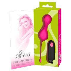 SMILE Love Balls - rechargeable radio vibrating egg (pink)