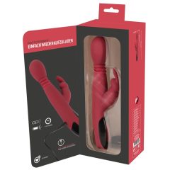   You2Toys - Massager - Rechargeable, shock-rotating, heated G-spot vibrator (red)
