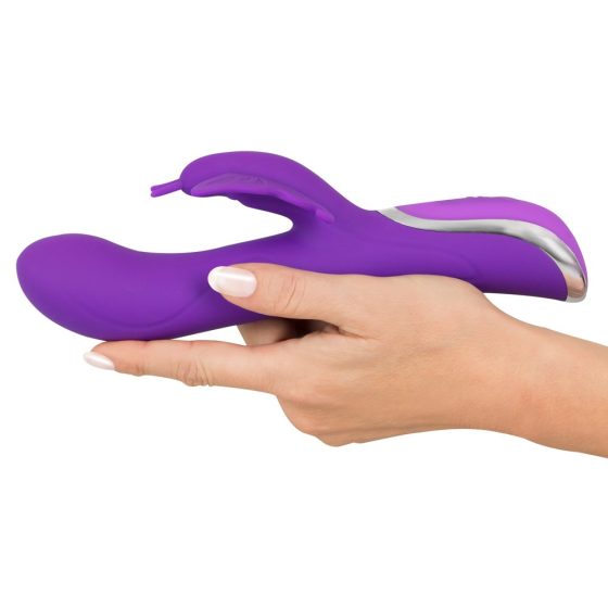 SMILE Rotating Turbo - cordless vibrator with rotating head (purple)