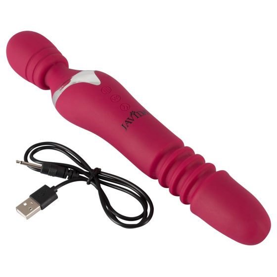 Javida Thrusting - 3in1 massaging vibrator (red)
