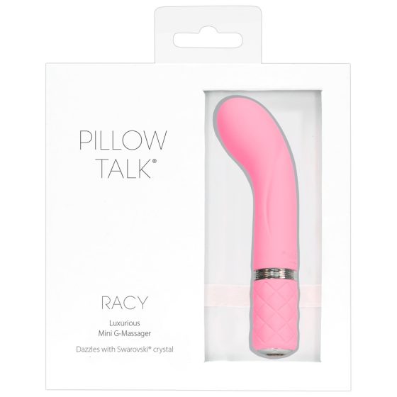 Pillow Talk Racy - rechargeable narrow G-spot vibrator (pink)