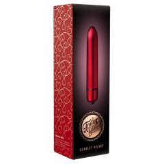 Scarlet Velvet - mini lipstick vibrator (10 beats) - red