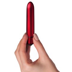Scarlet Velvet - mini lipstick vibrator (10 beats) - red