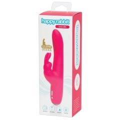   Happyrabbit Curve Slim - waterproof, rechargeable vibrator with wand (pink)