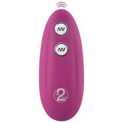   VibePad - Rechargeable, 2-motor, radio-controlled pillow vibrator (purple)