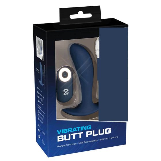 You2Toys - Plug - Rechargeable Radio Anal Vibrator (Blue)