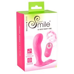   SMILE G-Spot Panty - rechargeable, radio controlled attachable vibrator (pink)
