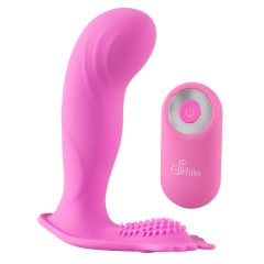   SMILE G-Spot Panty - rechargeable, radio controlled attachable vibrator (pink)
