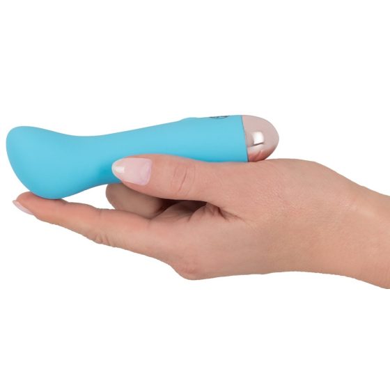 Cuties Mini Blue - Rechargeable, G-spot vibrator (turquoise)