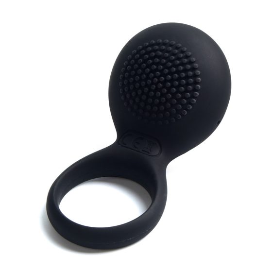 Svakom Tyler - battery-operated, waterproof, vibrating penis ring (black)