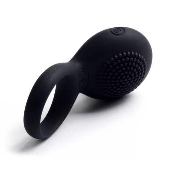 Svakom Tyler - battery-operated, waterproof, vibrating penis ring (black)