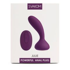   Svakom Julie - cordless radio controlled prostate vibrator (viola)