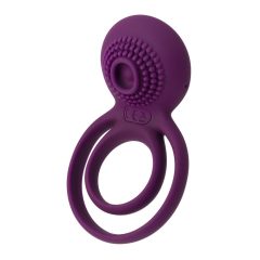   Svakom Tammy - battery operated vibrating testicle and penis ring (purple)