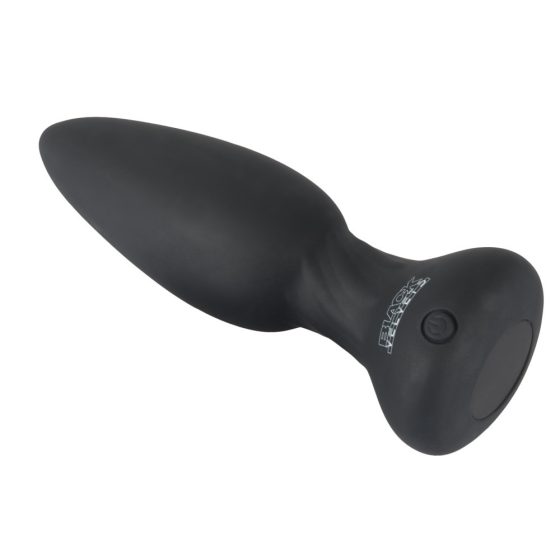 Black Velvet - Rechargeable, radio controlled, pulsating anal vibrator (black)