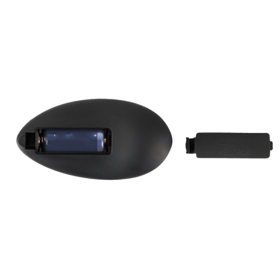Black Velvet - Rechargeable, radio controlled, pulsating anal vibrator (black)