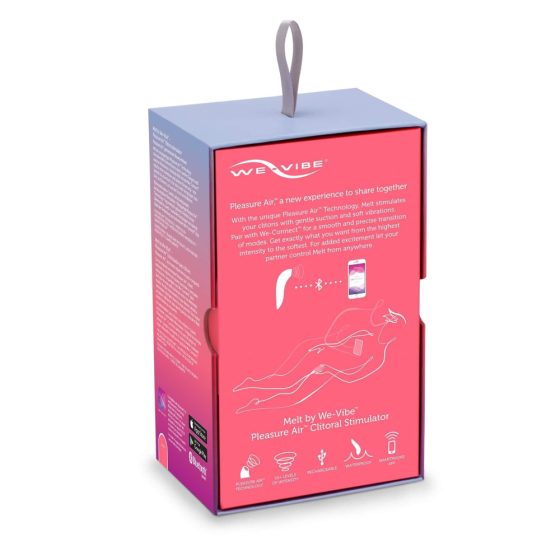 We-Vibe Melt - rechargeable, waterproof smart clitoral stimulator (coral)