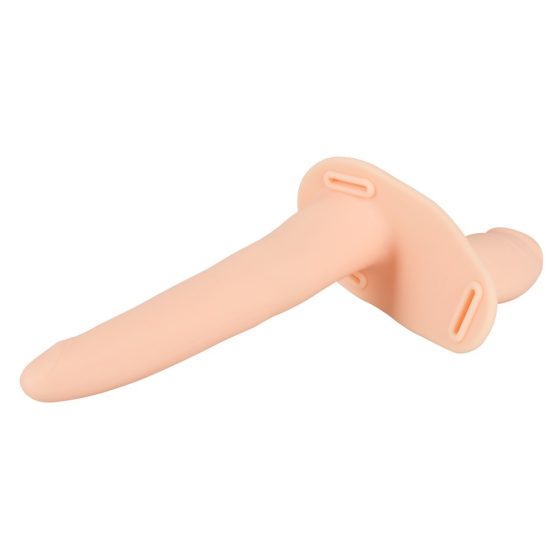 You2Toys - Strap-On - rechargeable, attachable double vibrator (natural)