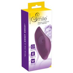   SMILE Panty - battery operated, radio controlled, waterproof clitoral vibrator (purple)