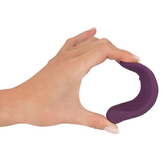 SMILE Panty - battery operated, radio controlled, waterproof clitoral vibrator (purple)