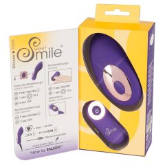 SMILE Panty - rechargeable radio clitoral vibrator (purple)