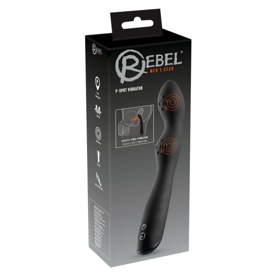 Rebel P-Spot - dual motor prostate vibrator (black)