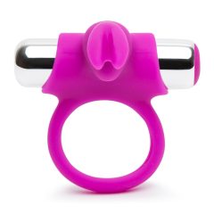 Happyrabbit - rechargeable radio penis ring (purple-silver)