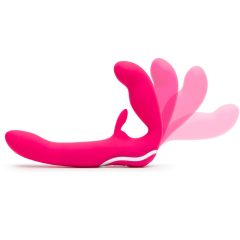 Happyrabbit Strapless - Strapless strap-on vibrator (pink)