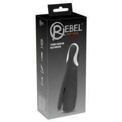 Rebel Strong - cordless acorn vibrator (black)