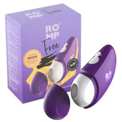   ROMP Free - rechargeable, waterproof, air-wave clitoral stimulator (purple)