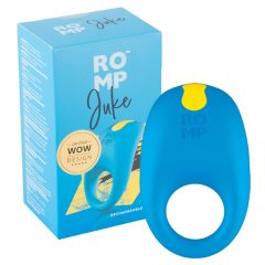   ROMP Juke - battery operated, waterproof, vibrating penis ring (blue)