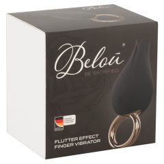   Belou - Battery operated, waterproof clitoral vibrator ( black)