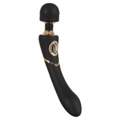   Cleopatra Wand - Rechargeable, waterproof massager vibrator (black)