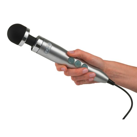 Doxy Die Cast 3 Wand - power massager vibrator (silver)