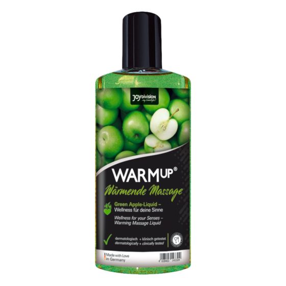 JoyDivision WARMup - Warming Massage Oil - Green Apple (150ml)