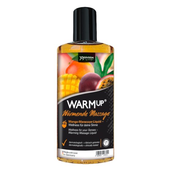 JoyDivision WARMup - warming massage oil - mango - passion fruit (150ml)