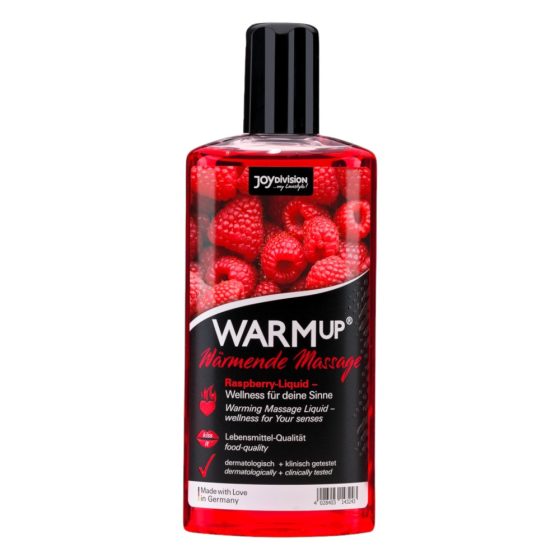 JoyDivision WARMup - Warming Massage Oil - Raspberry (150ml)