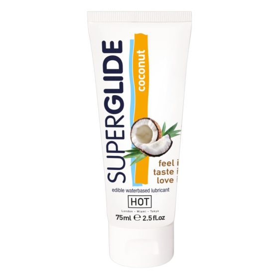 HOT Superglide Coconut - edible lubricant (75ml)