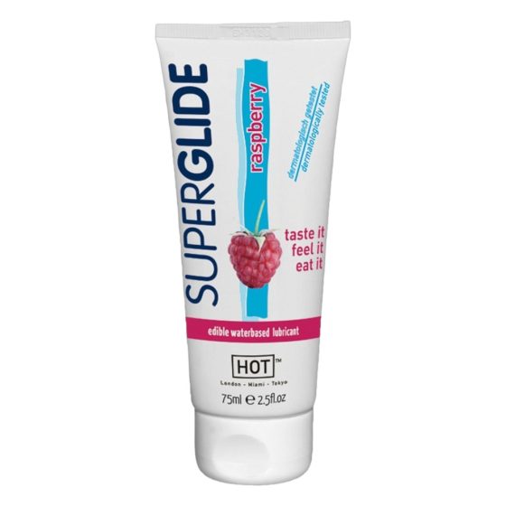 HOT Superglide Raspberry - edible lubricant (75ml)