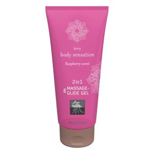 Shiatsu 2in1 Rashberry scent - Massage Lube - Raspberry (200ml)