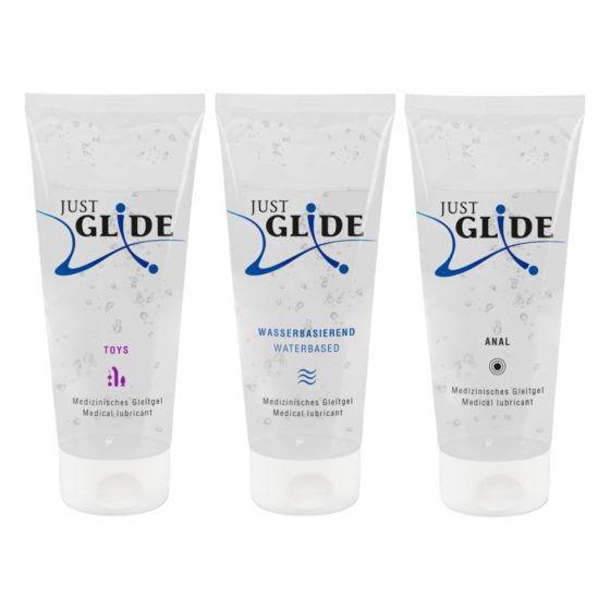 Just Glide lubricant set (3x200ml)