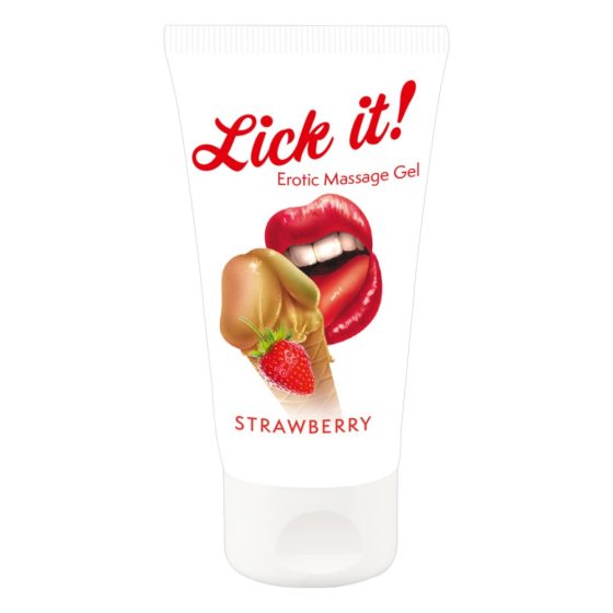 Lick it! - 2in1 Edible Lube - Strawberry (50ml)
