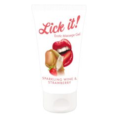 Lick it! - 2in1 Edible Lube - Champagne Strawberry (50ml)