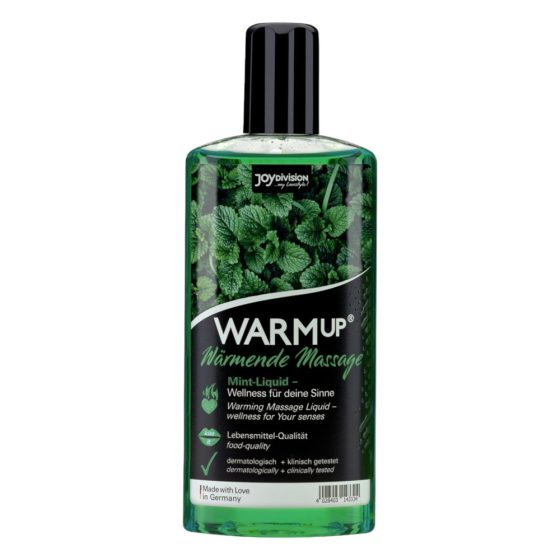 JoyDivision WARMup - Warming Massage Oil - Mint (150ml)