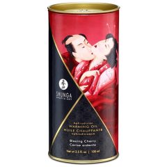 Shunga - warming massage oil - cherry (100ml)